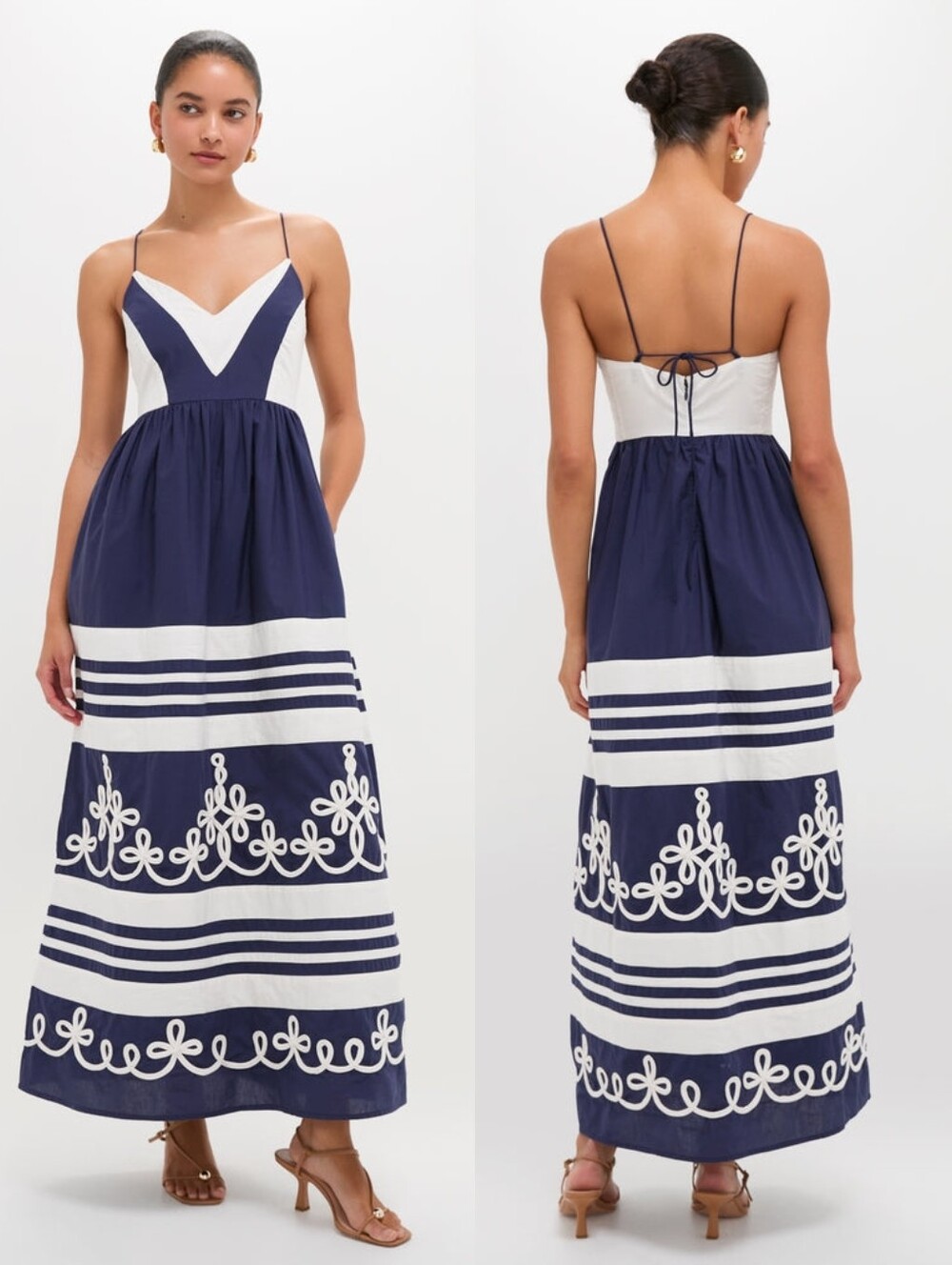 NWT Tuckernuck Carolina K Amelia Dress in Navy